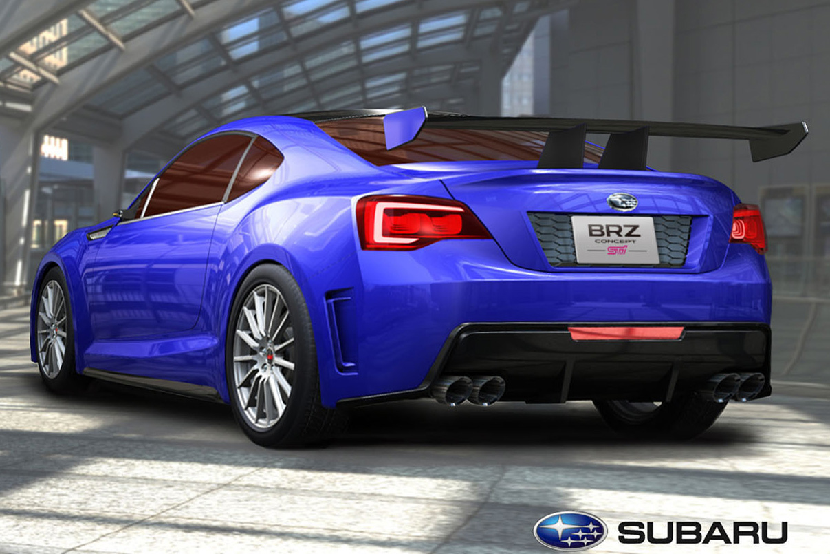 Subaru BRZ Concept STI First Official Photo Released