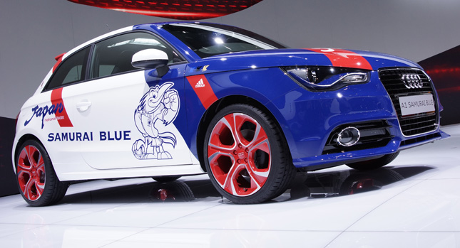  Audi Pays Tribute to Japanese National Soccer Team with A1 Samurai Blue