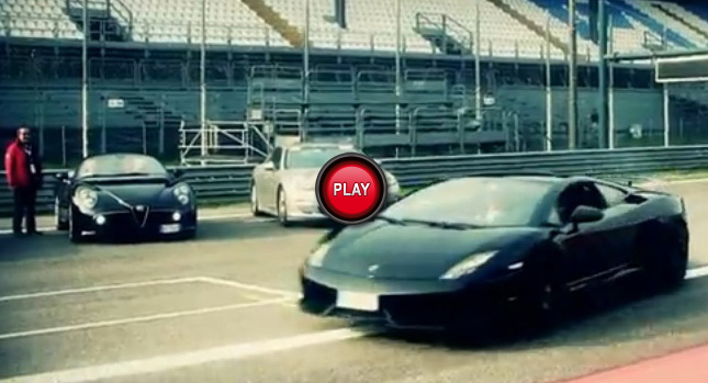  Lamborghini Chief Tester Valentino Balboni Drives the Gallardo Superleggera in Monza [Video]