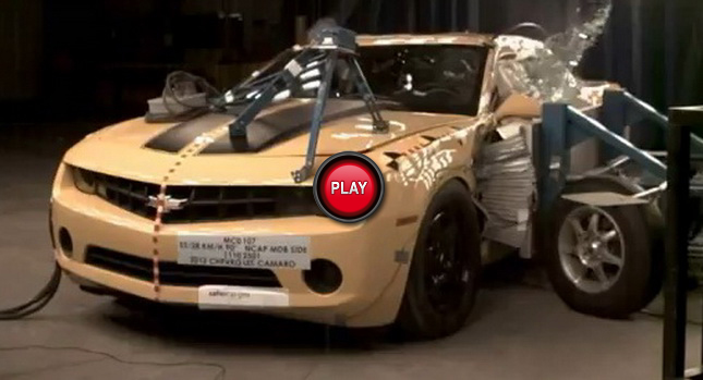 2012 Chevrolet Camaro Coupe Excels in NHTSA’s New Crash Tests [with Videos]