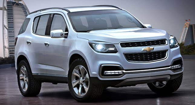  New Chevrolet Trailblazer SUV Study Revealed Ahead of Dubai Motor Show