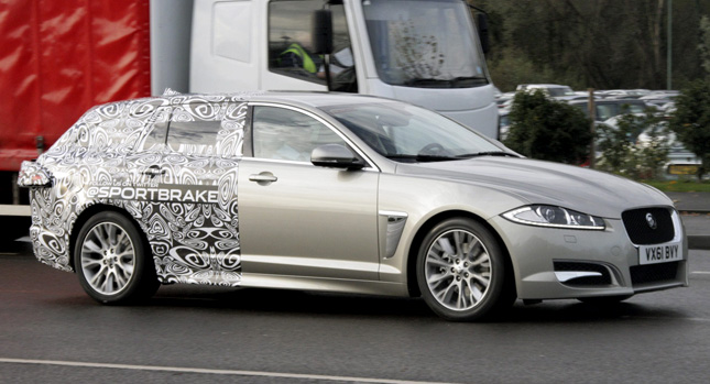  SPIED: Jaguar Revisits Station Wagon Territory with New XF Sportbrake