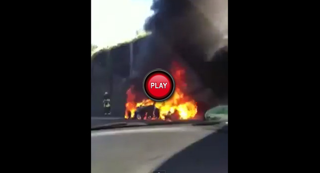  New Ferrari FF Proves a Little too Hot for its Driver… [Video]