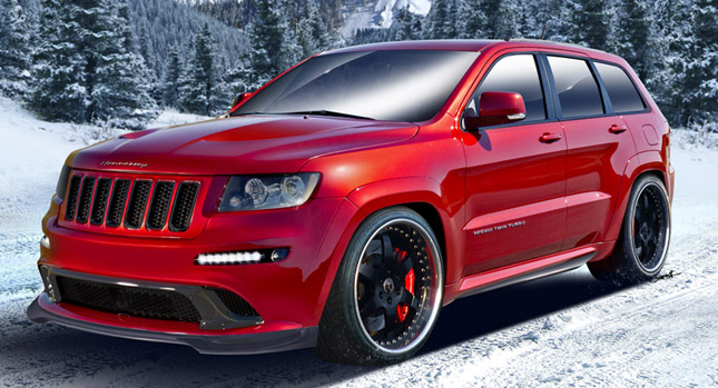  Santa, Your Ride has Arrived: Hennessey's 2013 HPE800 Twin Turbo Jeep Grand Cherokee SRT8