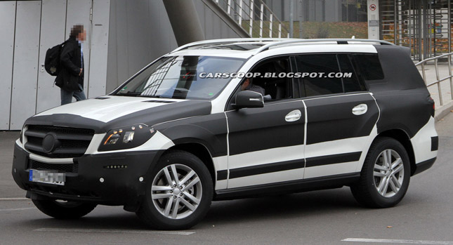  SPIED: Mercedes-Benz's Three-Row 2013 GL-Class SUV Shows More Skin
