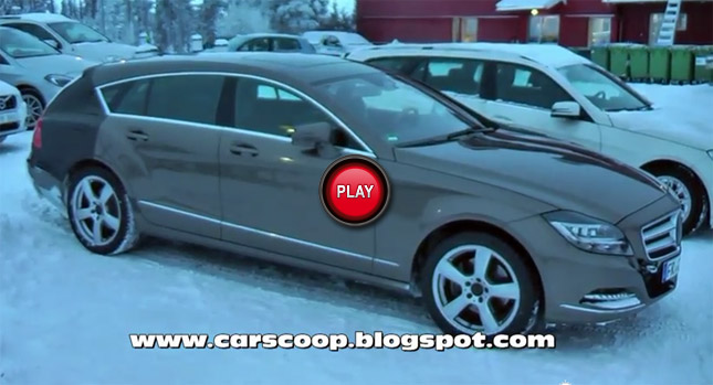  We Spy the New Mercedes-Benz CLS Shooting Brake on Film