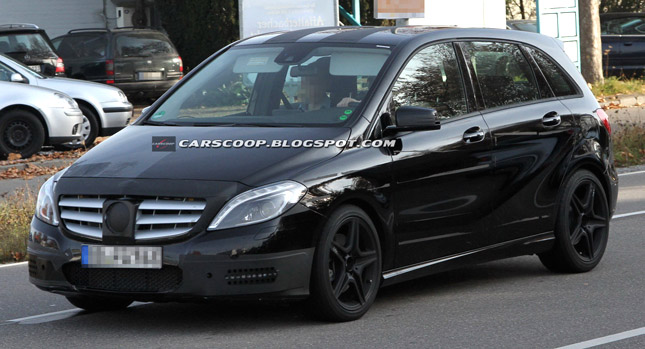  SPY SHOTS: New Mercedes-Benz B25 AMG Caught Sneaking Out in the Open