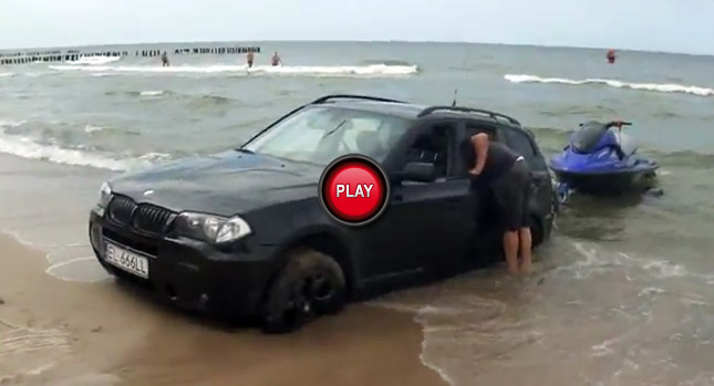  This is What Happens when You Get Cocky with a BMW X3 at the Beach [Video]