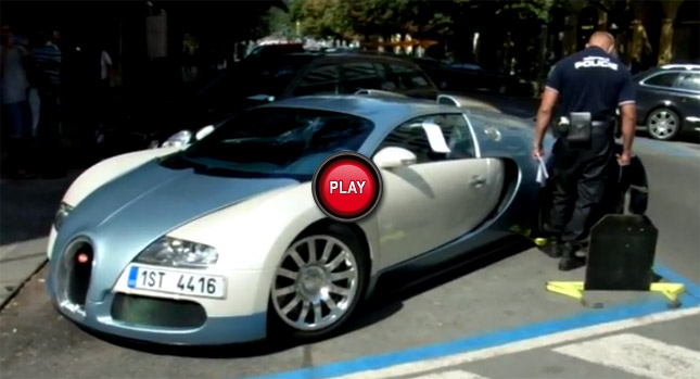  Watch Czech Police Slap a Wheel Clamp on a Bugatti Veyron 16.4