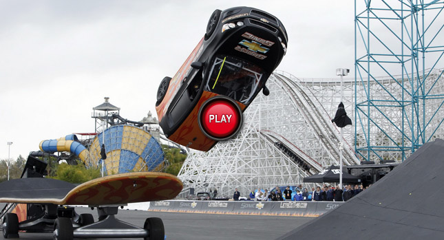 Skateboarder Rob Dyrdek Kickflips a Chevrolet Sonic Like a…Skateboard [Videos]