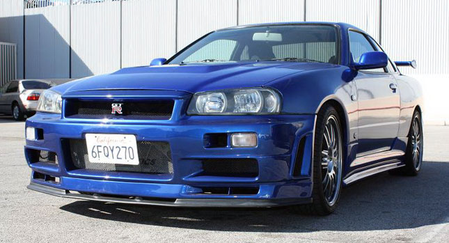 Fast Furious Movie Set Nissan Skyline Gt R R34 Replica Up