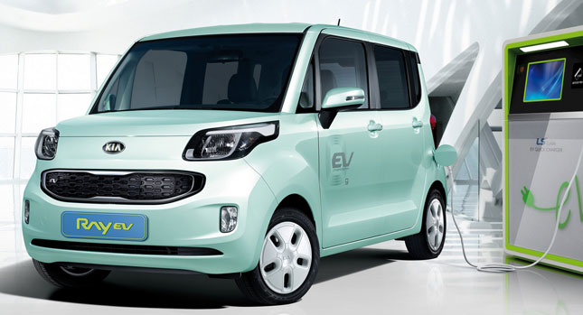  Kia Presents Korea's First Production Electric Model, the New Ray EV