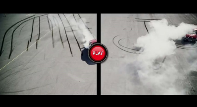  Keep on Burning: Mika Häkkinen and Jenson Button Burn Their Initials on the Ashpalt with a C63 AMG