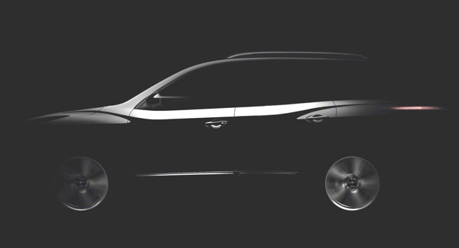 Nissan Pathfinder Concept: First Official Teaser of 7-Seater SUV