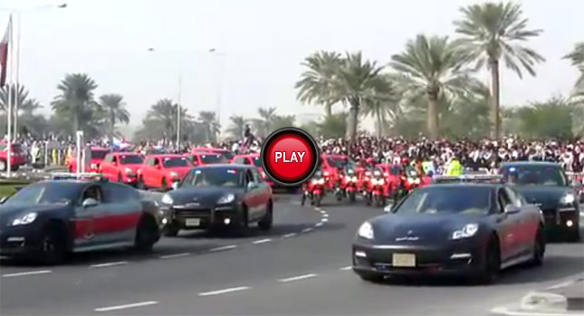  Meet Qatar's Police Fleet of Porsche Cayenne SUVs and Panamera Sedans