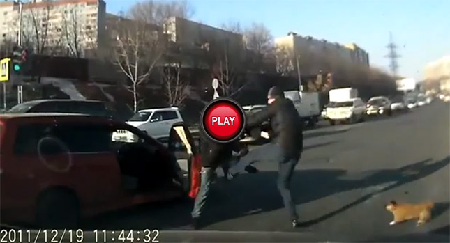  Road Rage: Pedestrian Teaches Tough Guy a Lesson