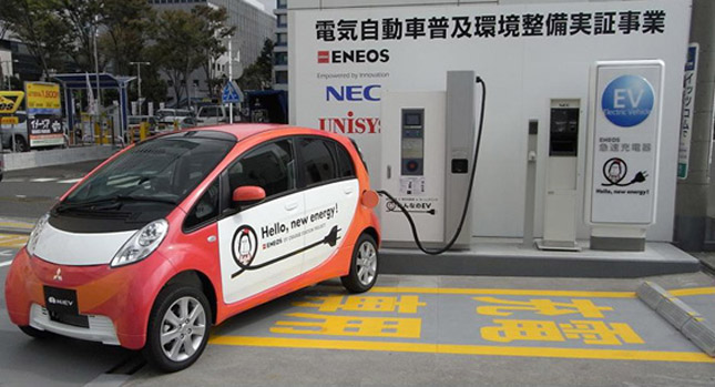  Japanese Gas Stations Begin to Offer EV Charging Services