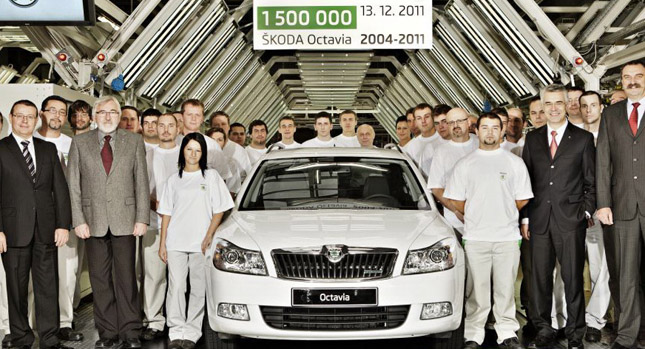  Skoda Builds 1.5 Millionth Octavia II After Seven Years