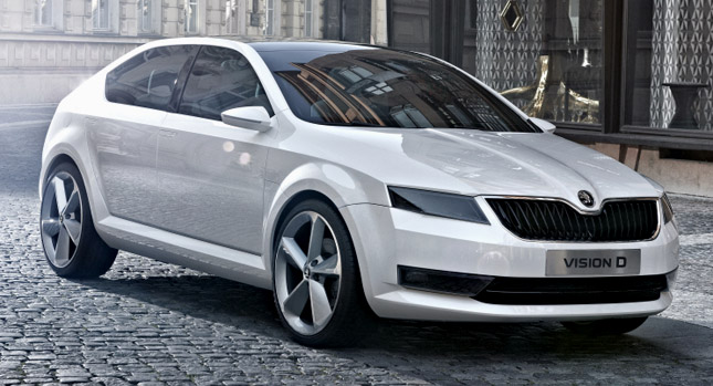  Skoda Remembers the VisionD Concept with a New Set of Photos