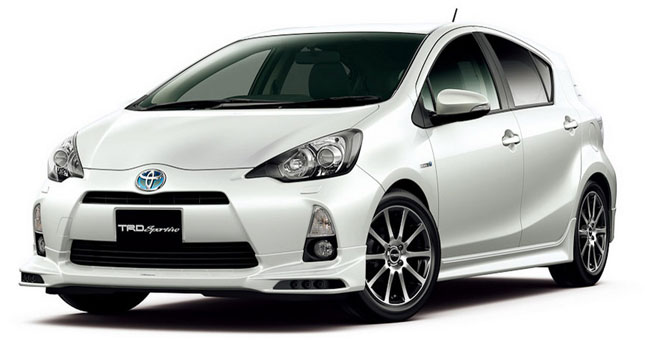  TRD Spices up New Toyota Aqua / Prius C Hybrid with Sport Package in Japan