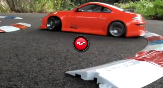 Must See: Miniature Gymkhana with Radio Controlled Nissan 350Z Toy [Videos]