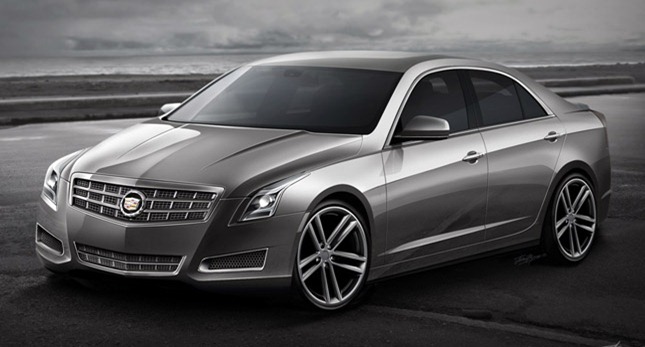  U Design: 2013 Cadillac ATS Compact Sports Sedan Rendering Hits the Spot