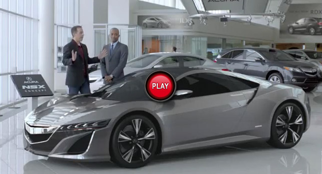  Jerry Seinfeld and Jay Leno Pitch for Acura's NSX Super Bowl Commercial