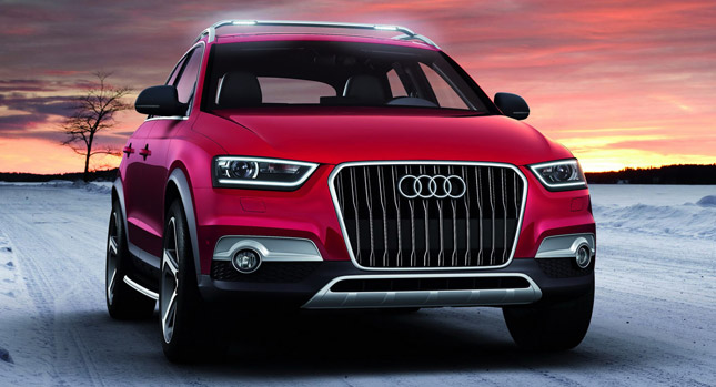  Audi Displays Winter Sports-Themed Q3 Vail Concept with the RS3's 2.5L Turbo in Detroit