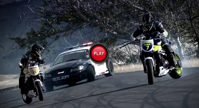  The Drift Wars: Bikes and Cars Engage in Sideways Challenge Videos