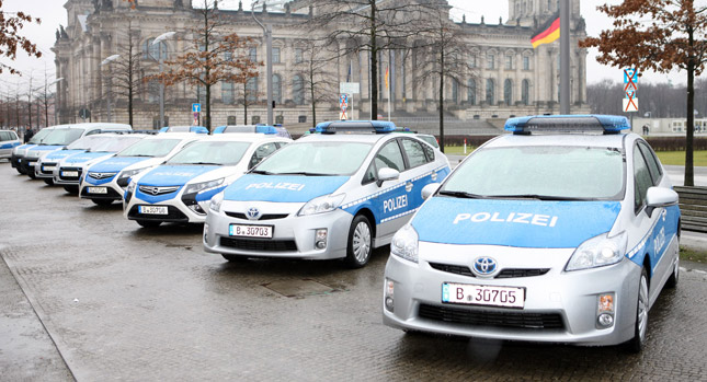  Toyota Prius Joins Berlin's Eco Fleet of Police Cars