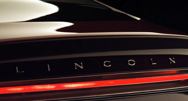  Lincoln Teases its MKZ Concept Ahead of the Detroit Motor Show