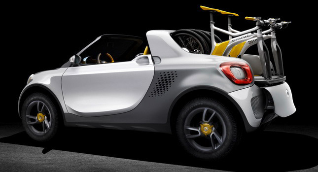  Smart For-Us Concept Debuts at the 2012 Detroit Motor Show