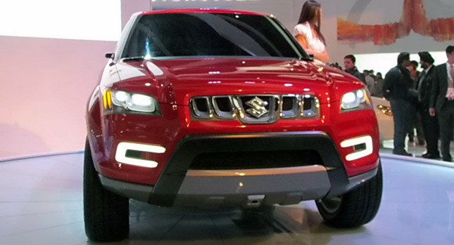  Suzuki Lifts the Covers off New XA ALPHA Small Crossover at New Delhi Auto Show [with Video]