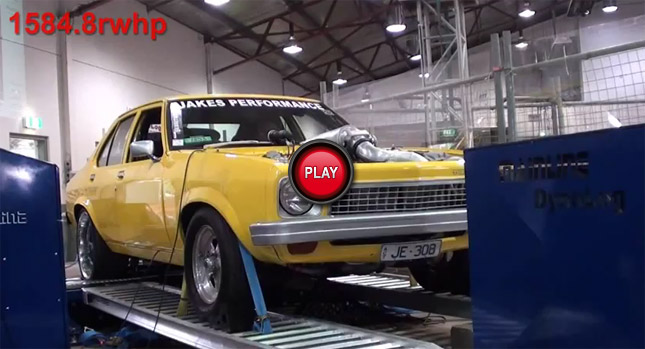  Crazy Holden Torana with Blown Chevy Puts Out 1,584 WHP