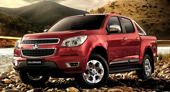  Holden Reveals 2012 Colorado Pickup Truck in Production Trim, Sales Start Later this Year