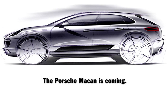  Porsche Names its Upcoming Compact SUV "Macan", Releases First Official Teaser and Video