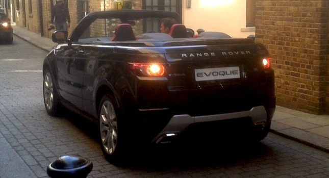  Range Rover Evoque Convertible Concept Caught on the Road