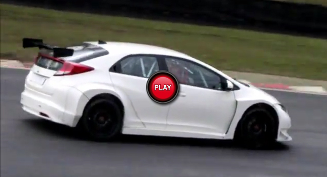  Badass Honda Civic NGTC Racer Filmed Testing at Brands Hatch