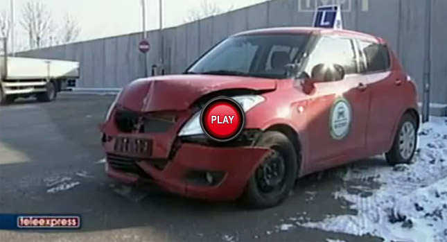  Polish Woman Fails Miserably in Driving Lesson, but was it Really her Fault?