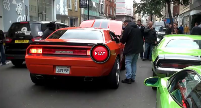  Tuned Dodge Challenger SRT8 Stirs up a Crowd in London