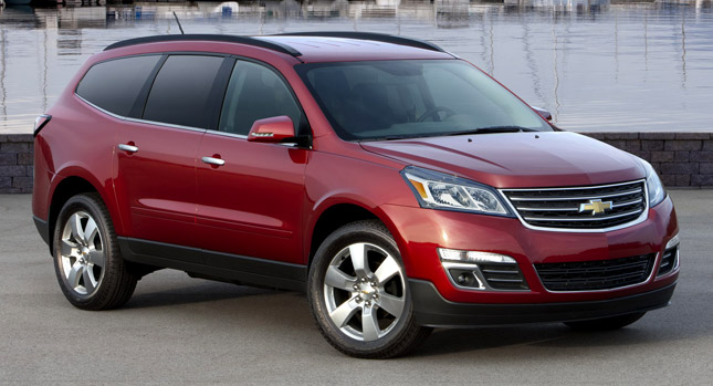  2013 Chevrolet Traverse Facelift Revealed, Debuts New Face for Chevy's Crossover Models