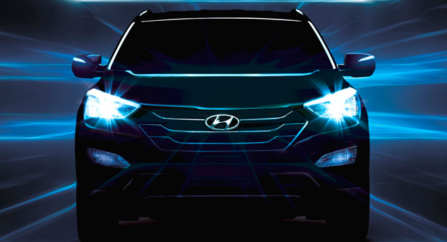  Hyundai Reveals New Pictures of 2013 Santa Fe Ahead of NY Auto Show Debut