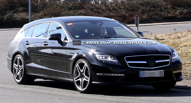  Spied: New Mercedes-Benz CLS 63 AMG Shooting Brake is Ready for Production