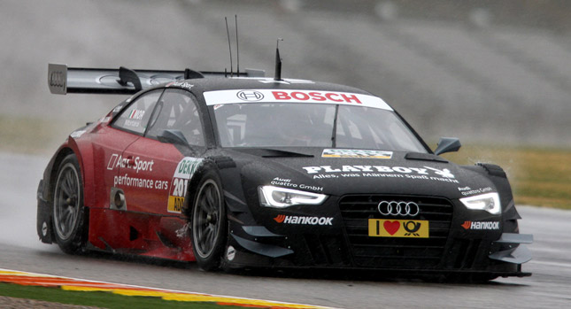  Audi A5 DTM Shows its True Colors During First Official Test at Valencia Track