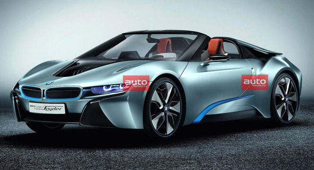  BMW i8 Spyder Concept Photos Leaked Ahead of Beijing Auto Show Debut