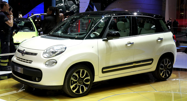  The New Fiat 500L Smiles for the Camera in Geneva [with Video]