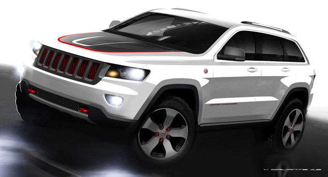  Jeep Teases Grand Cherokee Trailhawk and Wrangler V8 Traildozer Concepts
