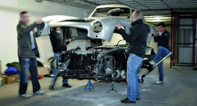  Mercedes-Benz Destroys Replica of the 300SL Gullwing in Germany after Winning Lawsuit