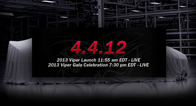  New SRT Viper Reveal to be Broadcasted Online