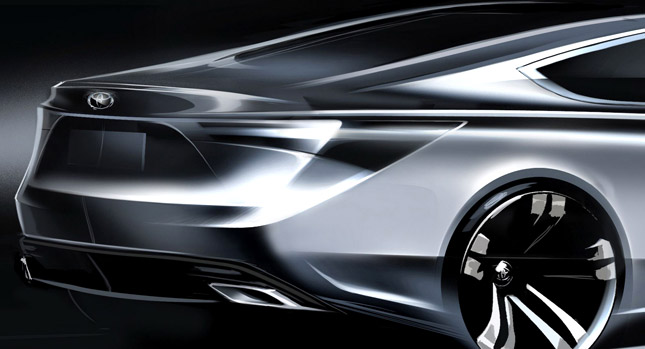  Toyota Teases New U.S. Designed Sedan with an "Athletic Look" Ahead of New York Auto Show